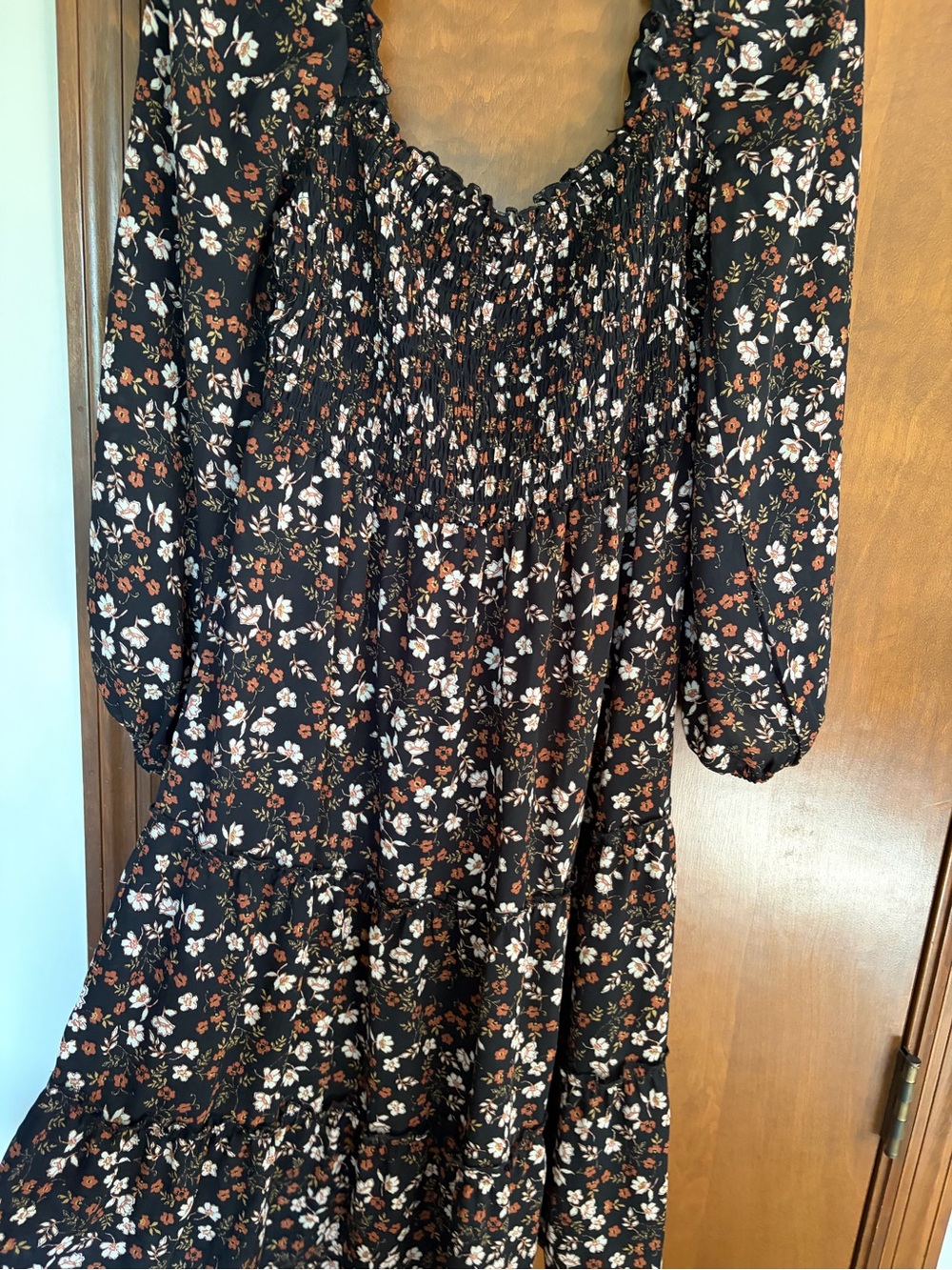 Smocked Fall Dress.